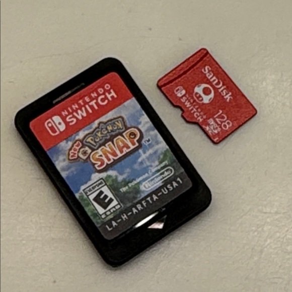 Nintendo Switch New Pokemon Snap 128gb Micro SD Card Bundle Nintendo Switch New Pokemon Snap 128gb Micro SD Card Bundle